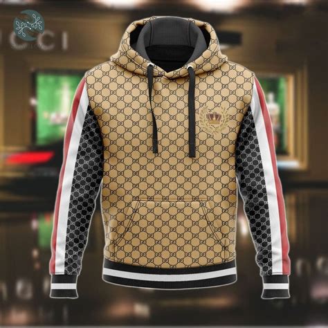 gucci hoodie beige|real gucci hoodie for men.